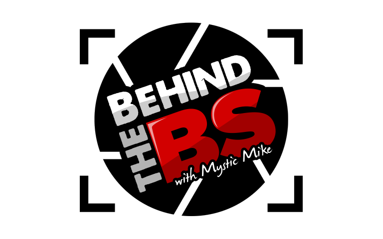 Behind the BS logo